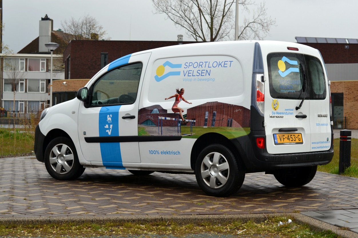 Sportzaken rijdt duurzaam